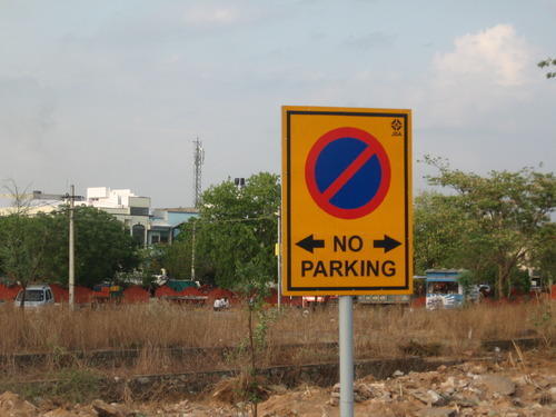 No Parking Boards